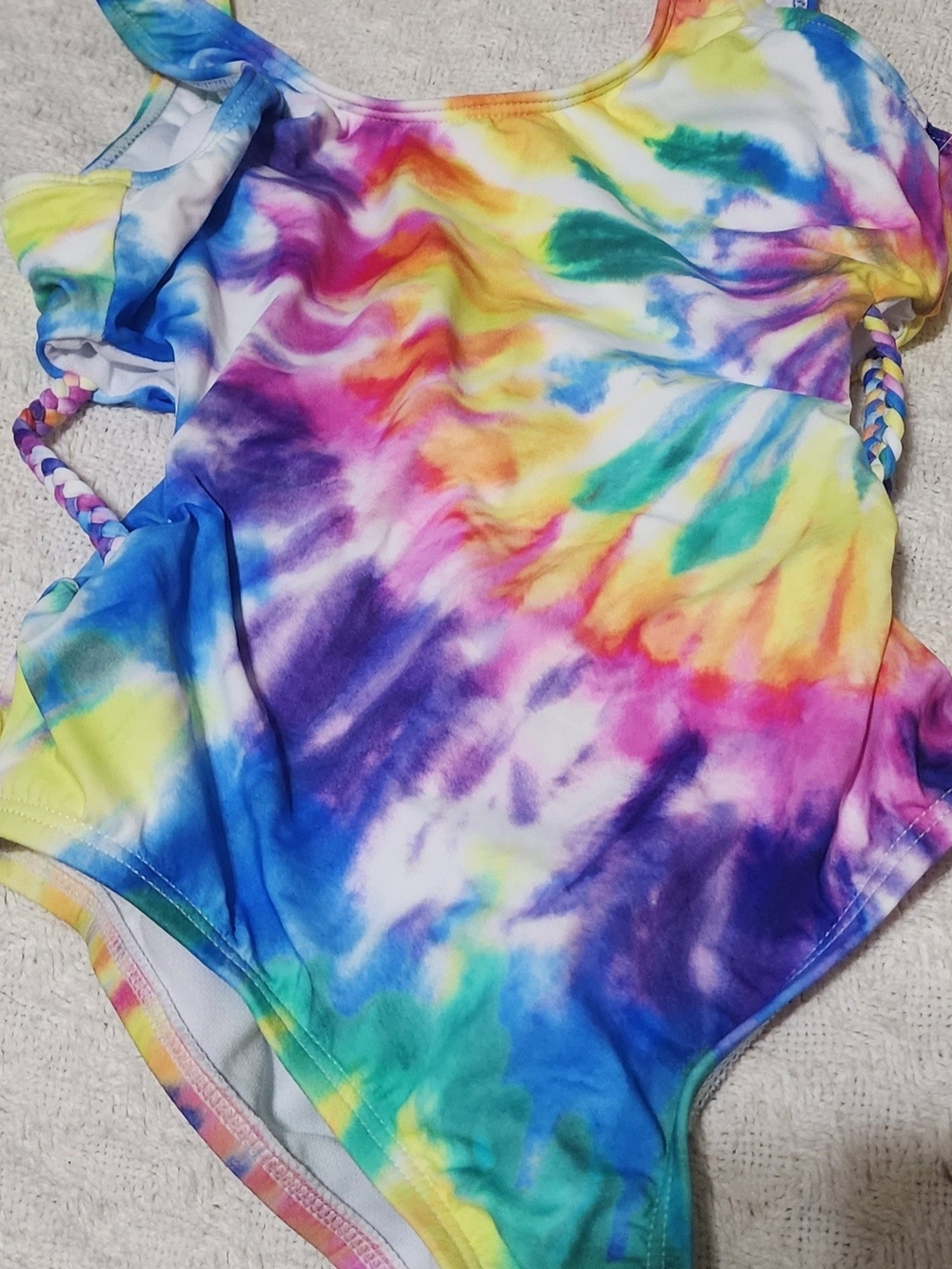 Hobie Kids One-Piece Swimsuit - Rainbow Tie-Dye